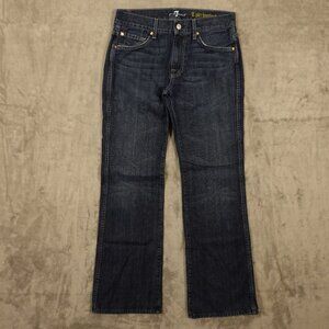 7 For All Mankind Women's Boot Cut Jeans - Dark Blue